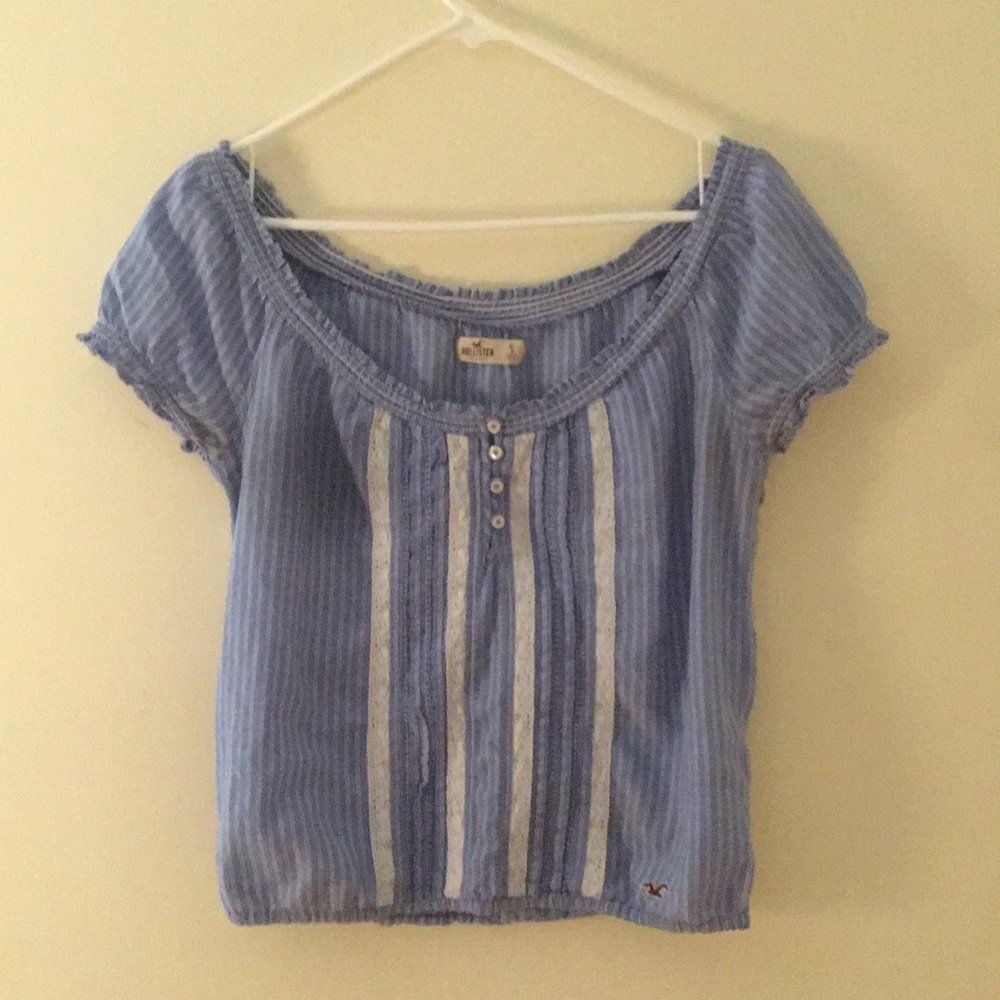 Hollister Peasant Top Blouse